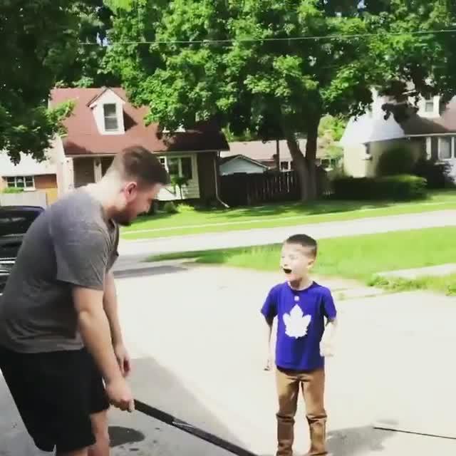 Dad Helps Son Pull out Tooth With Hockey Puck Poke My Heart