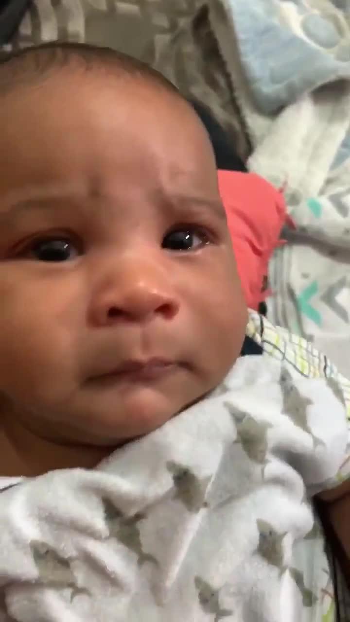 Baby Bursts into Tears When Mom Mimics His Crying Poke My Heart